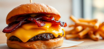 BBQ Cheese burger