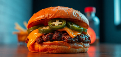 Piri Piri Cheese Burger